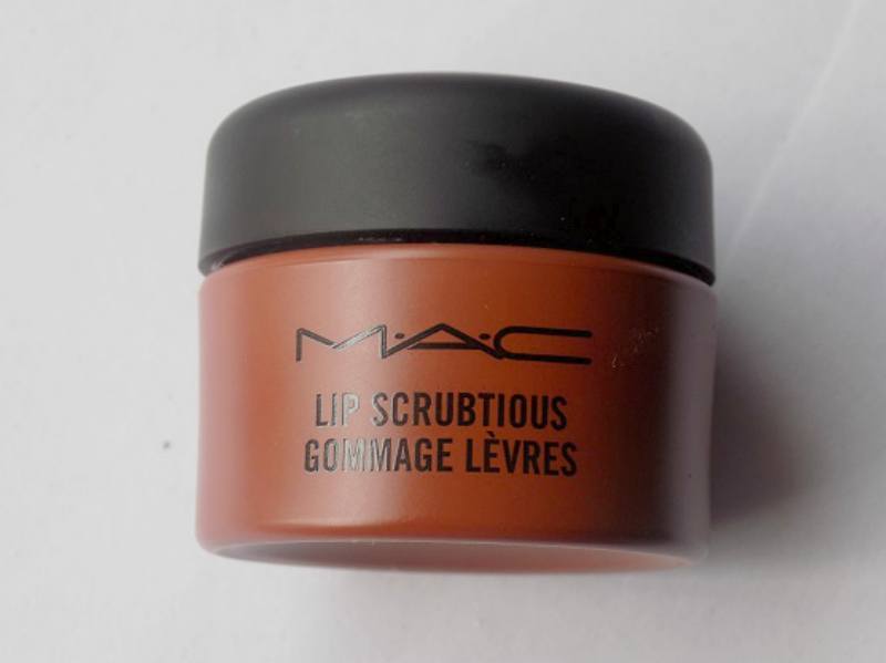 MAC Lip Scrubtious Sweet Brown Sugar Review Jar