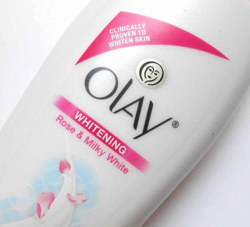 Olay Whitening Body Wash Rose and Milky White Front