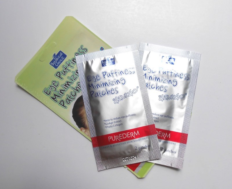 Purederm Ginkgo Eye Puffiness Minimizing Patches Review