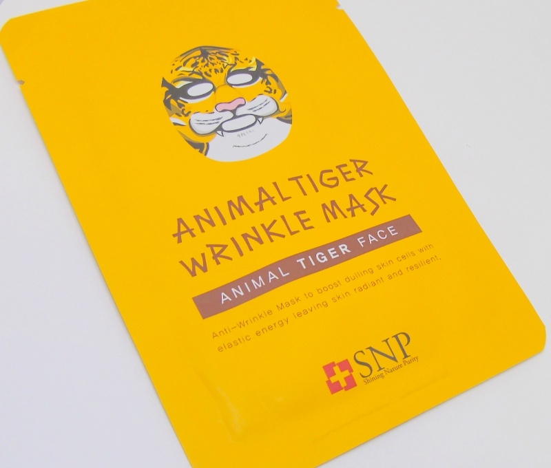 SNP Animal Tiger Wrinkle Mask Sheet Review