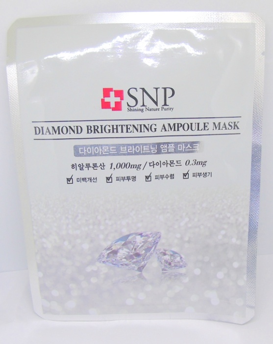 SNP Diamond Brightening Ampoule Mask Review