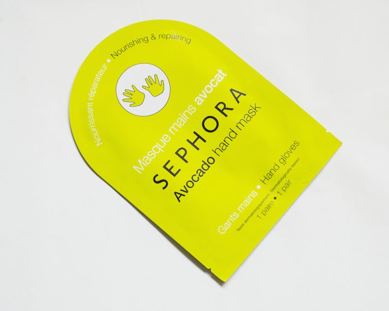 Sephora Avocado Nourishing and Repairing Hand Mask packet