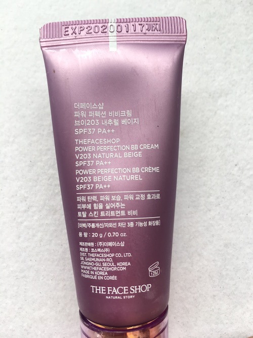 The Face Shop Power Perfection BB Cream details