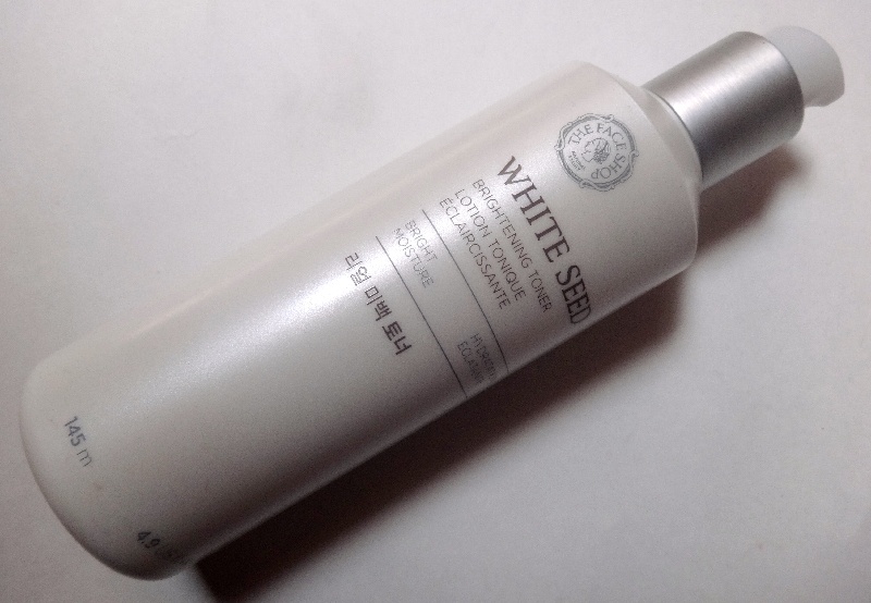 The Face Shop White Seed Brightening Toner Review