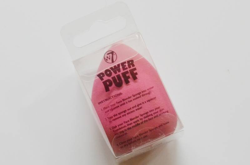 W7 Power Puff Face Blender Sponge Review Packaging