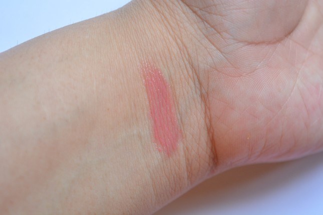 YSL Volupte Tint In Balm Dream Me Nude swatch on hand