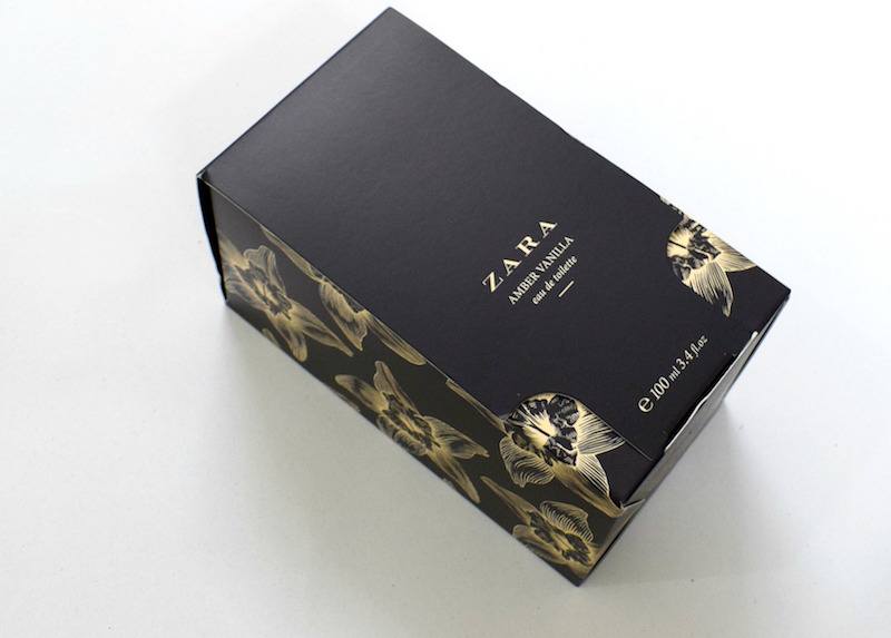 Zara Amber Vanilla Eau De Toilette full packaging