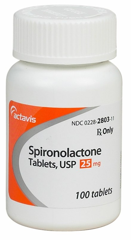 bottle of spironolactone