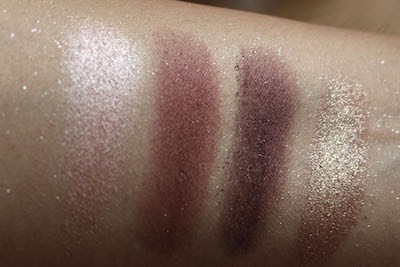 charlotte tilbury eyeshadow palette vintage vamp swatch