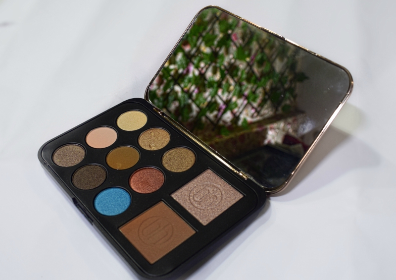 BH Cosmetics Bronze Paradise Eyeshadow, Bronzer and Highlighter Palette Review Open