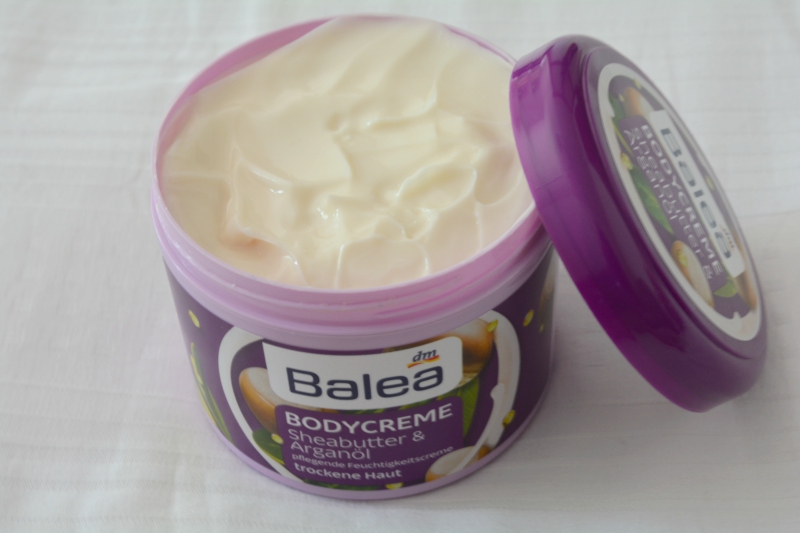 Balea Shea Butter and Argan Oil Body Cream Review Open