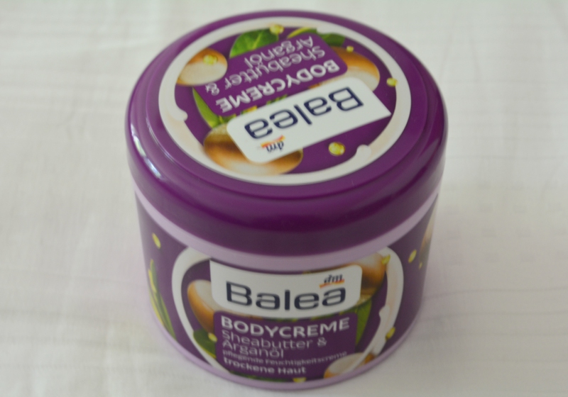 Balea Shea Butter and Argan Oil Body Cream Review Packaging