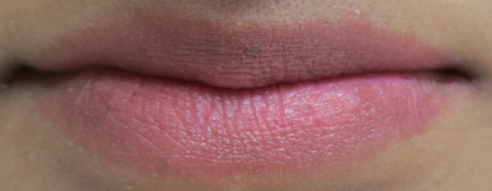 Biotique Bio White Whitening Lip Balm Review Lip Swatch