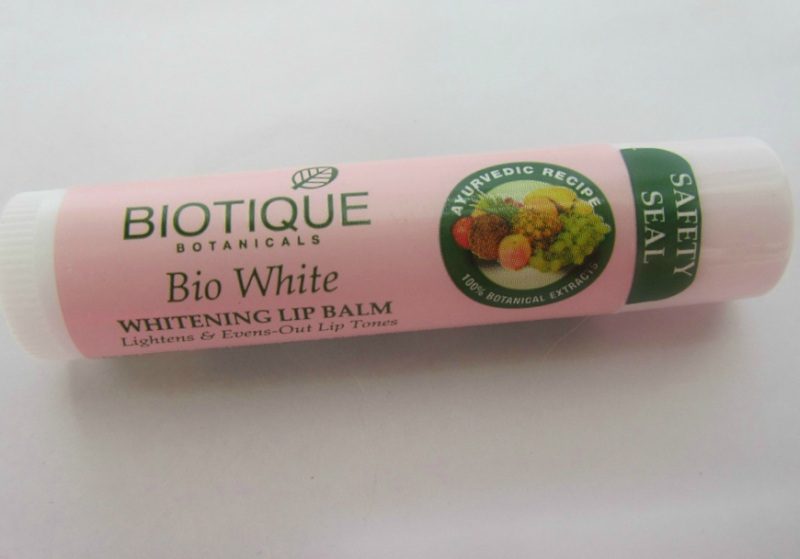 Biotique Bio White Whitening Lip Balm Review Stick
