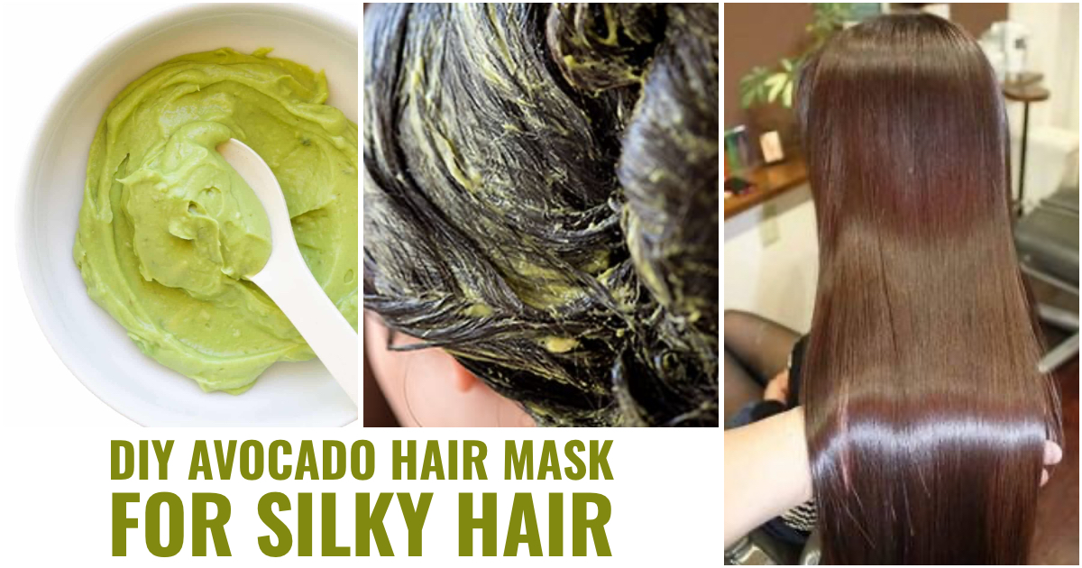 Avocado Oil DIY Hair Mask for Silky Soft Hair 
