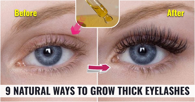 Grow thick eyelashes