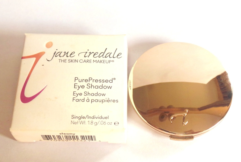 Jane Iredale PurePressed Eye Shadow Steamy Review Packaging
