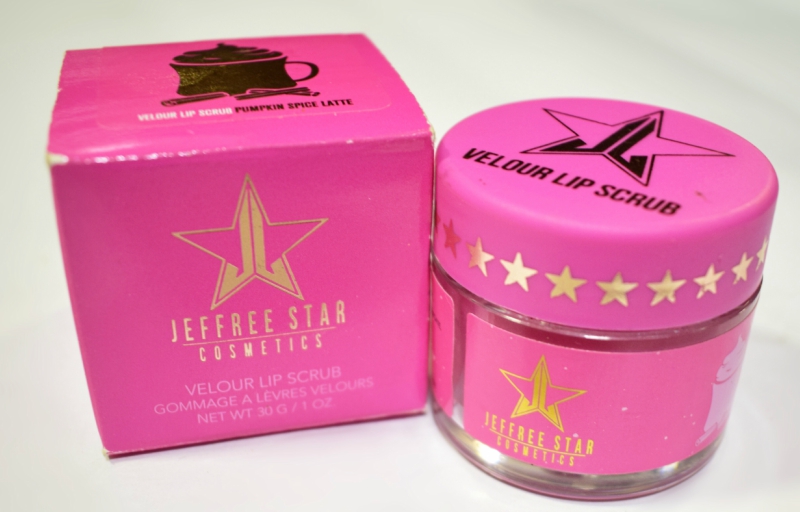 Jeffree Star Velour Lip Scrub Pumpkin Spice Latte Review