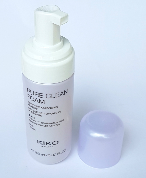 Kiko Milano Pure Clean Foam Purifying Face Cleansing Mousse Packaging