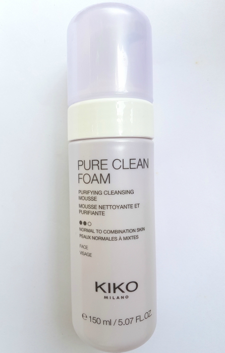 Kiko Milano Pure Clean Foam Purifying Face Cleansing Mousse Review