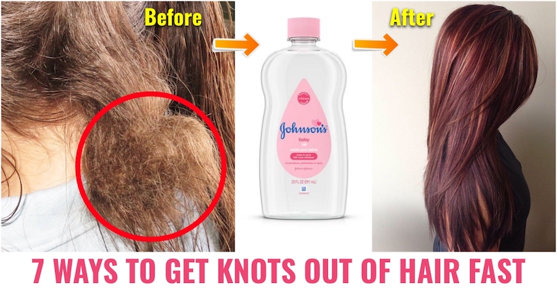 7 Ways to Get Knots Out of Hair Fast 