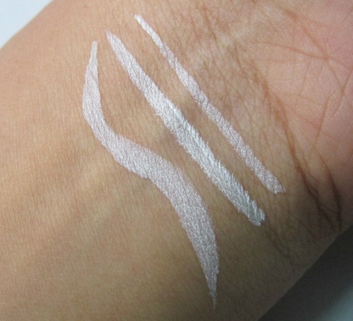 L.A. Girl Line Art Matte Eyeliner Pure White Review Hand Swatch