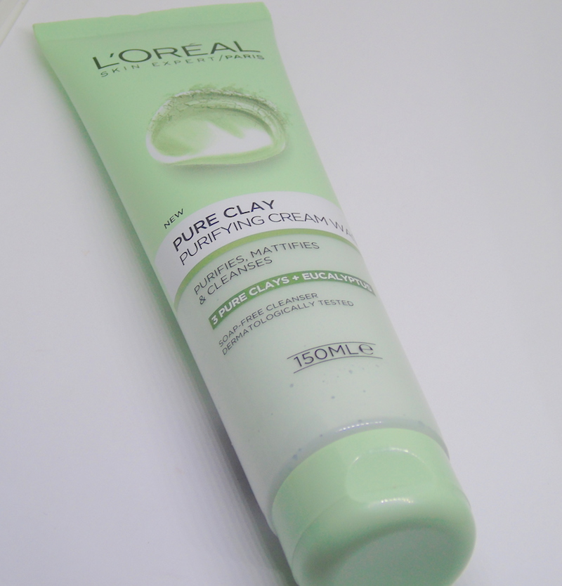 Loreal Paris Pure Clay Purifying Cream Wash Review