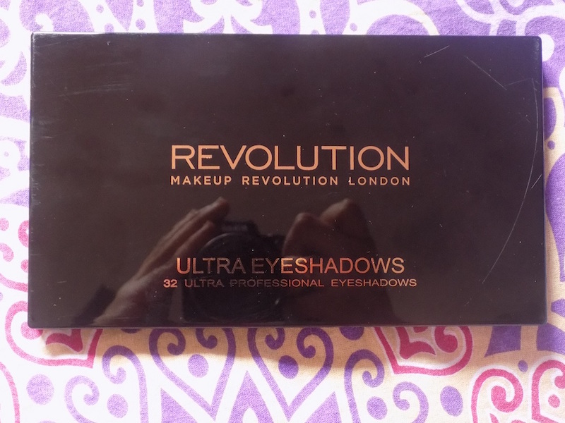 Makeup Revolution Ultra 32 Shade Eyeshadow Palette Affirmation outer palette