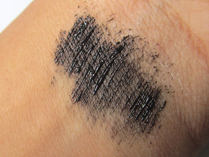 Maybelline Volum Express The Colossal Big Shot Waterproof Mascara swatch on hand