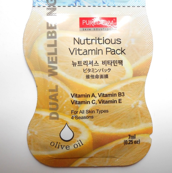 Purederm Deep Cleansing Peeling Gel and Nutritious Vitamin Pack