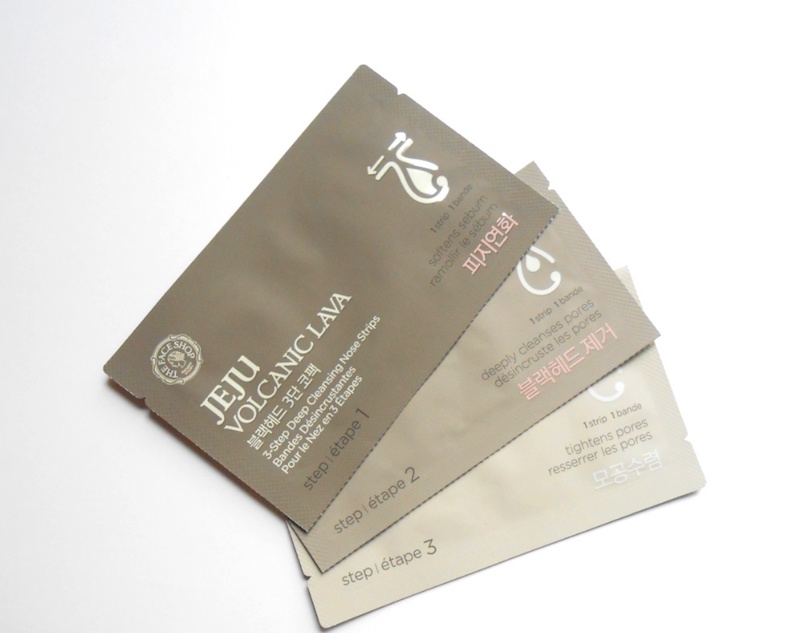 The Face Shop Jeju Volcanic Lava 3 Step Deep Cleansing Nose Strips Review