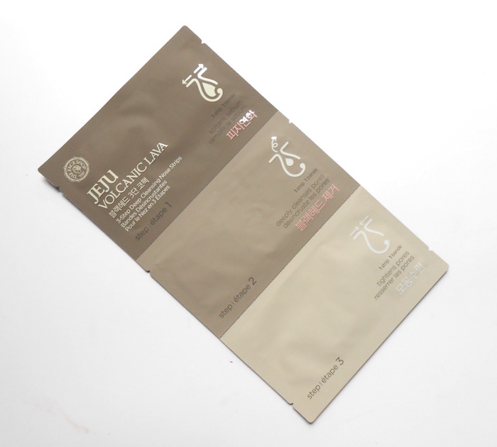 The Face Shop Jeju Volcanic Lava 3 Step Deep Cleansing Nose Strips full