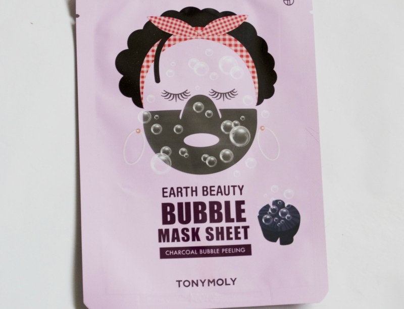 Tony Moly Earth Beauty Bubble Sheet Mask Review Packaging
