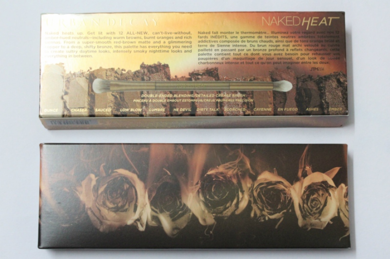 Urban Decay Naked Heat Eyeshadow Palette Review Back