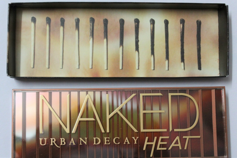 Urban Decay Naked Heat Eyeshadow Palette Review Front two