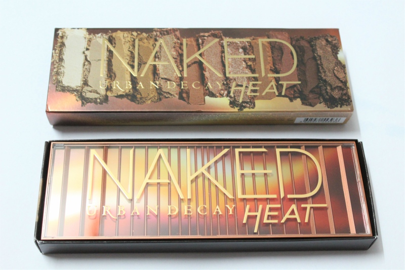 Urban Decay Naked Heat Eyeshadow Palette Review Front