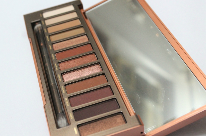 Urban Decay Naked Heat Eyeshadow Palette Review Open Side View