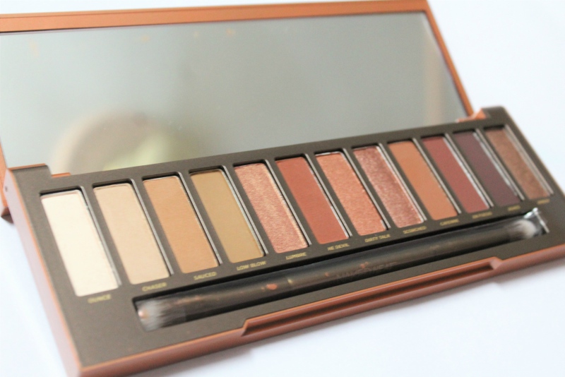 Urban Decay Naked Heat Eyeshadow Palette Review Open