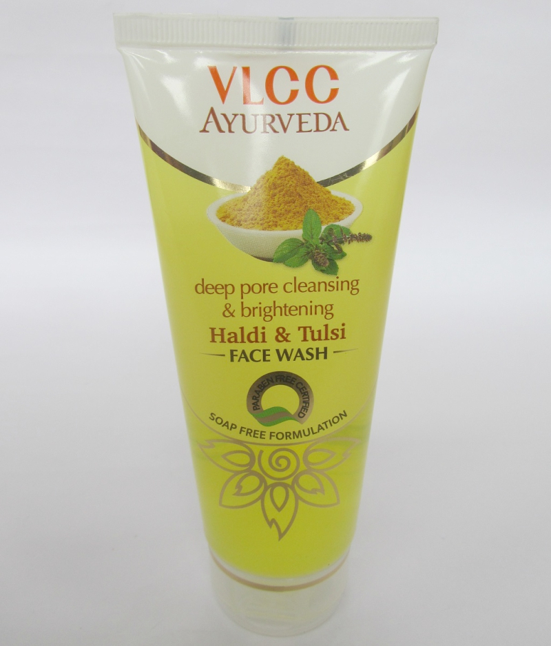 VLCC Ayurveda Deep Pore Cleansing and Brightening Haldi and Tulsi Facewash Review