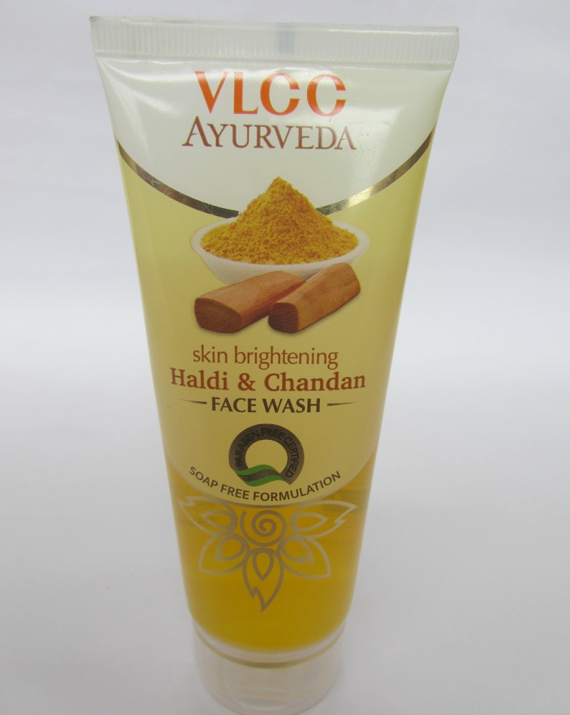VLCC Ayurveda Skin Brightening Haldi and Chandan Face Wash Review Front