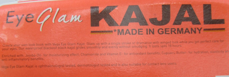 Vega Eye Glam Kajal Review Product description