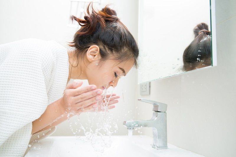 Washing Face Regularly
