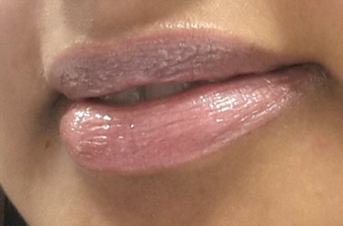 Wet n Wild MegaSlicks Lip Gloss Rose Gold Review Lip Swatch