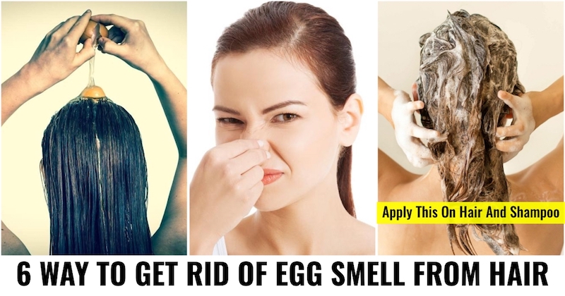 Get rid of egg smell