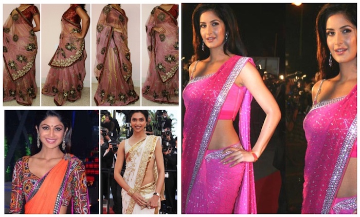 How to wear a sari to look slim  Times of India