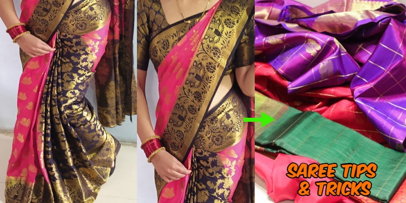 How to Wear Saree for College Farewell 