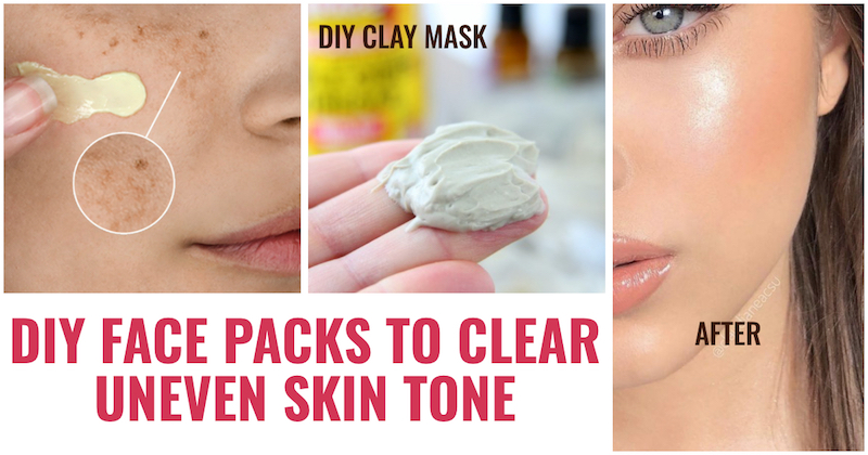 7 Diy Face Packs For Uneven Skin Tone Makeupandbeauty Com - Diy Face Toning Mask