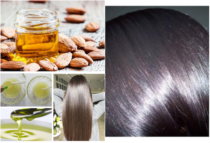 Homemade Hot Oil Treatment with Almond Oil for Beautiful Hair