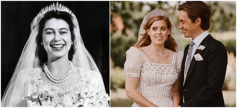 Fringe tiara collages