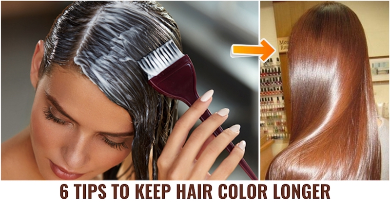 6 Tips to Keep Hair Color Longer 